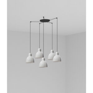 VENICE PENDANT WHITE o160 1x E27 5L – 1-FR64255-111-5L