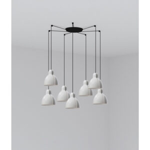 VENICE PENDANT WHITE o160 1x E27 7L – 1-FR64255-111-7L