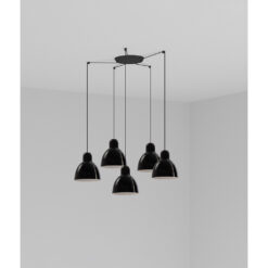 VENICE PENDANT BLACK o160 1x E27 5L – 1-FR64255-112-5L