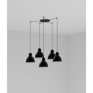 VENICE PENDANT BLACK o160 1x E27 5L – 1-FR64255-112-5L