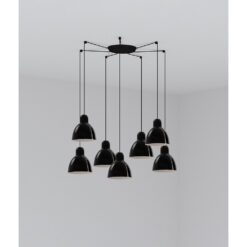 VENICE PENDANT BLACK o160 1x E27 7L – 1-FR64255-112-7L