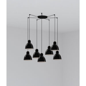 VENICE PENDANT BLACK o160 1x E27 7L – 1-FR64255-112-7L