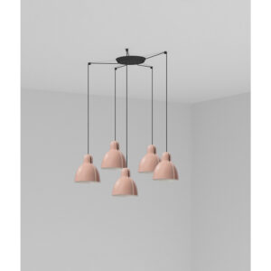 VENICE PENDANT PINK o160 1x E27 5L – 1-FR64255-113-5L