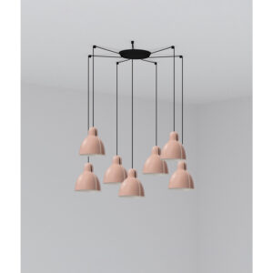 VENICE PENDANT PINK o160 1x E27 7L – 1-FR64255-113-7L