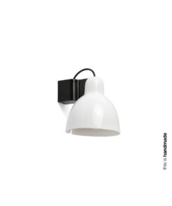 VENICE WALL LAMP WHITE o160 1X E27 – 1-FR64270
