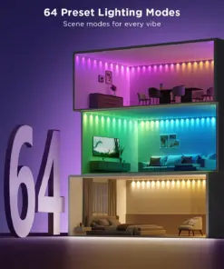 Smart Γιρλάντα Φωτισμού LED Downlights RGBIC 5m H608A Govee 1.SH.01.G067