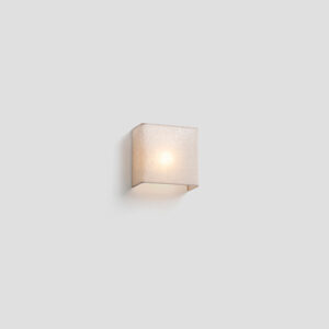 OTTON LINEN WALL LAMP 1xE27 HOR. SQ. 200x205x108 – 1-FR66400-105