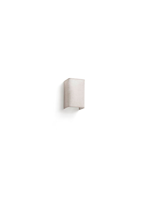OTTON LINEN WALL LAMP 1xE27 VER. SQ. 200X125X105 – 1-FR66400-97