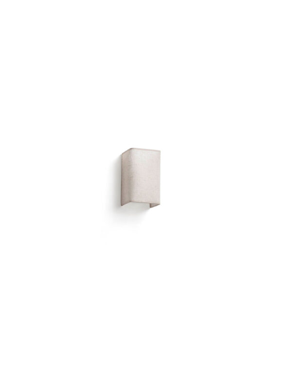 OTTON LINEN WALL LAMP 1xE27 VER. SQ. 200X125X105 – 1-FR66400-97