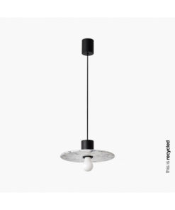 CONFETTI BLACK MARBLE SUSPENDED o30CM 1xE27 – 1-FR68600-50