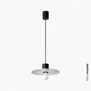 CONFETTI BLACK MARBLE SUSPENDED o30CM 1xE27 – 1-FR68600-50