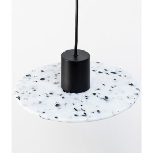 CONFETTI BLACK MARBLE SUSPENDED o30CM 1xE27 – 1-FR68600-50