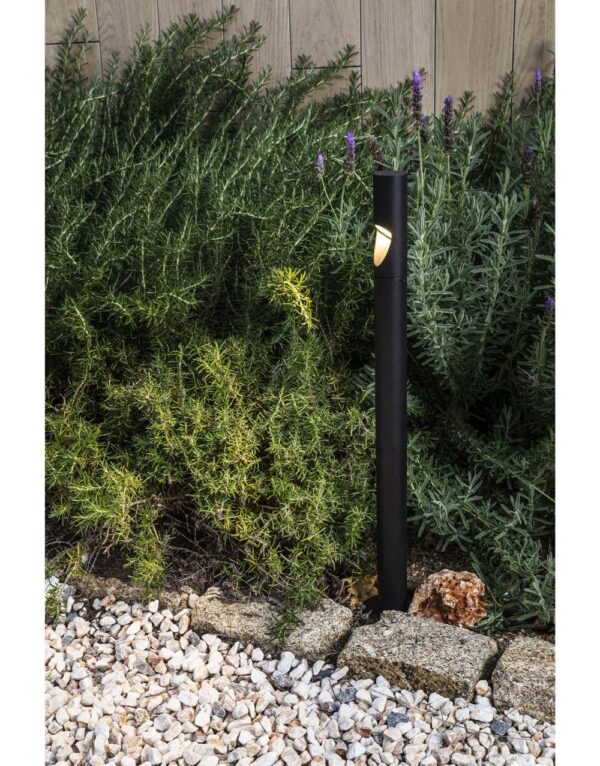 BEZEL BLACK BOLLARD LED 8W 2700K – 1-FR70247