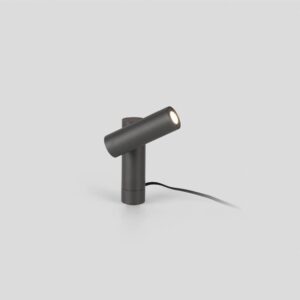 SPY-1  DARK GREY SPIKE LAMP 6W 3000K 30° – 1-FR70787