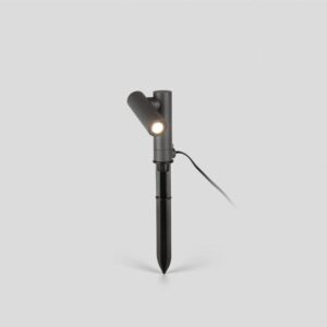 SPY-1  DARK GREY SPIKE LAMP 6W 3000K 30° – 1-FR70787