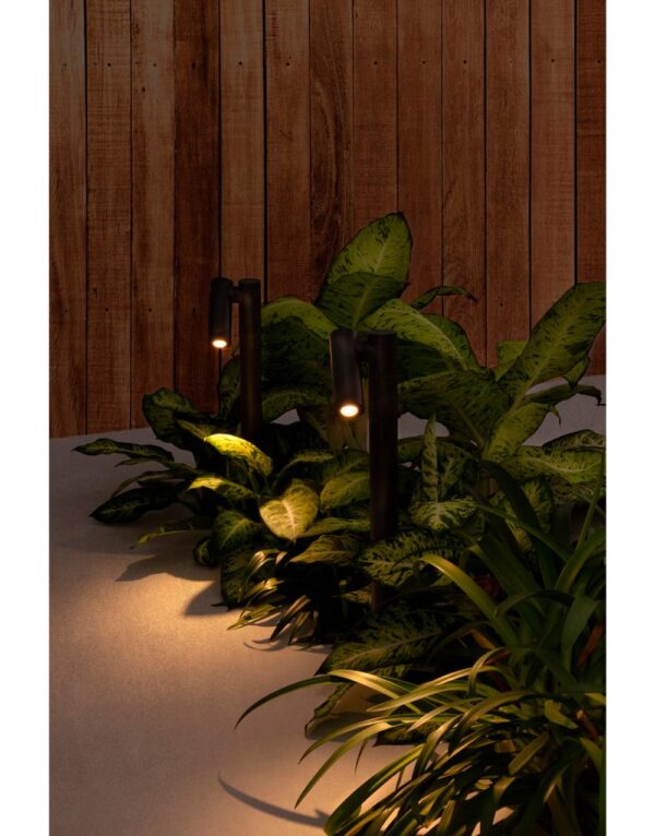SPY-2  DARK GREY SPIKE LAMP 6W 3000K 30° – 1-FR70788