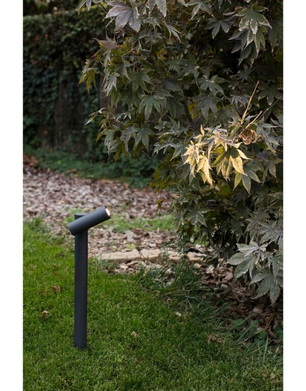 SPY-2  DARK GREY SPIKE LAMP 6W 3000K 30° – 1-FR70788