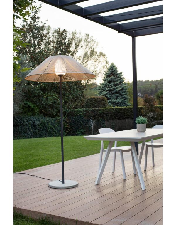 SAIGON OUT FLOOR LAMP 2M C100 BASE CONCRETE – 1-FR71569-10