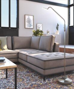 Δαπέδου led “Orta” 12w 800lm νίκελ ματ – 3446.01.54.7000