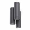 STEPS DARK GREY WALL LAMP DOUBLE GU10 35W – 1-FR75503