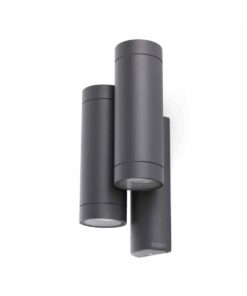 STEPS DARK GREY WALL LAMP DOUBLE GU10 35W – 1-FR75503