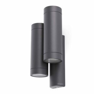 STEPS DARK GREY WALL LAMP DOUBLE GU10 35W – 1-FR75503