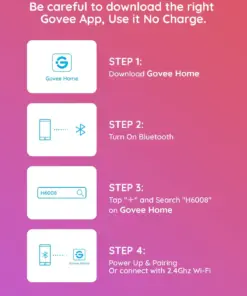Smart Wi-Fi & BLE Λάμπα LED E27 1200lm RGBWW H6009 Govee 1.SH.01.G051