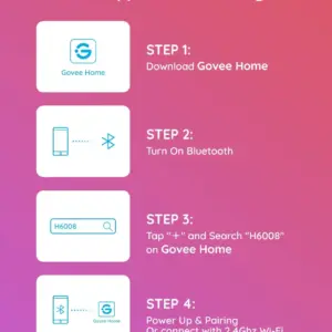 Smart Wi-Fi & BLE Λάμπα LED E27 1200lm RGBWW H6009 Govee 1.SH.01.G051