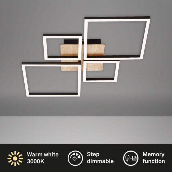 Φωτιστικό Led “Frame” 44w 4000lm 3000k Black – 3128-014