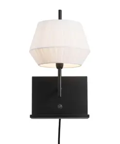 DICTE Wall E14 Wall White Textile, Metal Nordlux – 1-NR2112391001