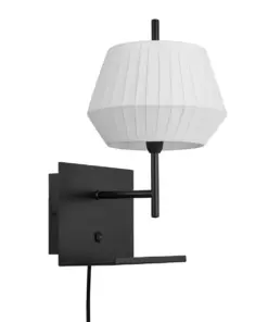 DICTE Wall E14 Wall White Textile, Metal Nordlux – 1-NR2112391001