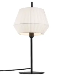 DICTE Table E14 Table White Textile, Metal Nordlux – 1-NR2112405001