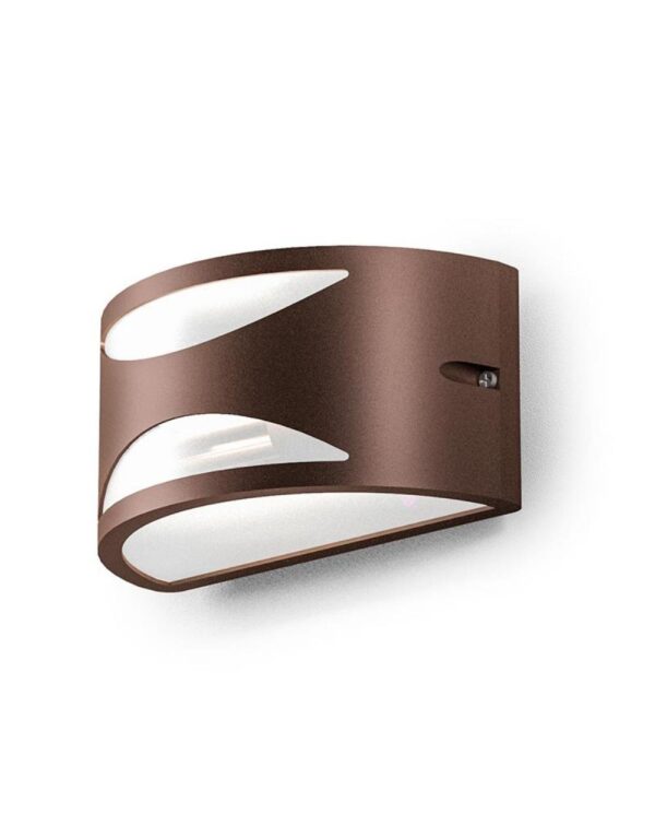 GES1042 Applique alluminio marrone. 1xE27. – 1-GL142580