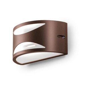 GES1042 Applique alluminio marrone. 1xE27. – 1-GL142580