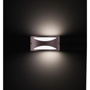 GES1042 Applique alluminio marrone. 1xE27. – 1-GL142580