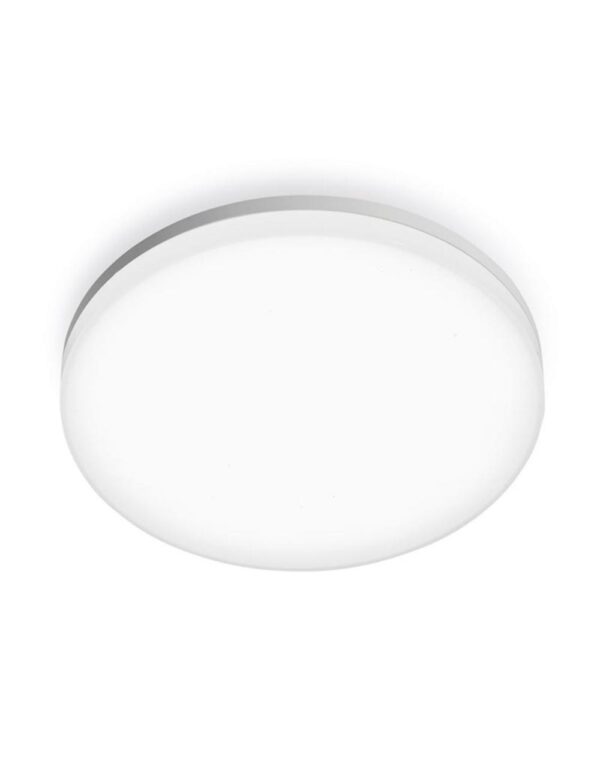 GES830 Plaf. rot. mat. pla. bianco.18W LED.4000K – 1-GL144263