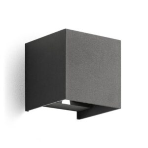 GES861C Appliq. alluminio grigio antr.2x5W.3000K – 1-GL127839