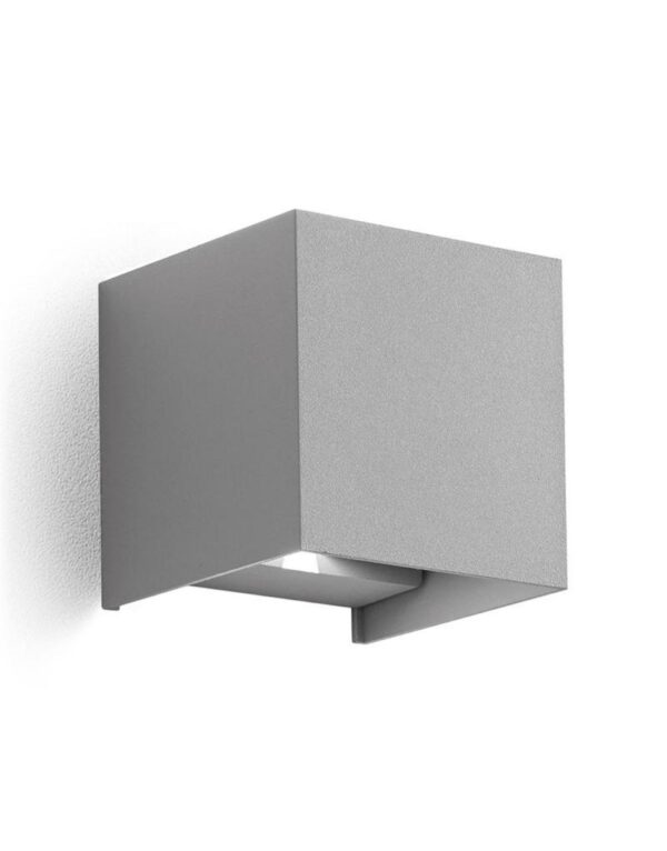 GES862C Appliq. alluminio grigio all.2x5W.3000K – 1-GL127853