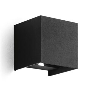 GES863C Applique alluminio nero opaco. 2x5W.3000K – 1-GL127877