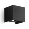 GES863C Applique alluminio nero opaco. 2x5W.3000K – 1-GL127877