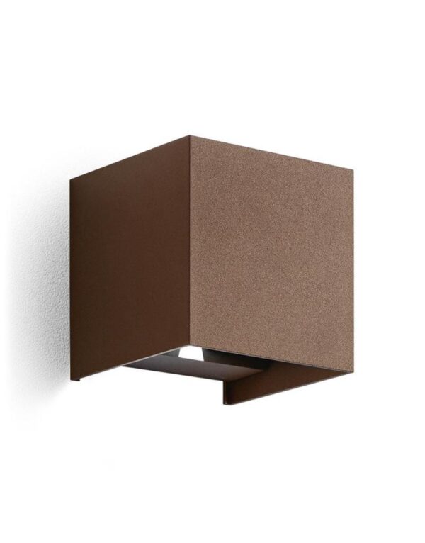 GES864N Applique alluminio ruggine. 2x5W.4000K – 1-GL127907