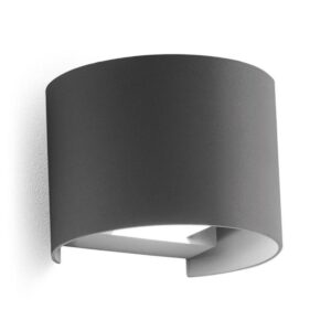 GES871C Appliq. alluminio grigio antr.2x5W.3000K – 1-GL127938