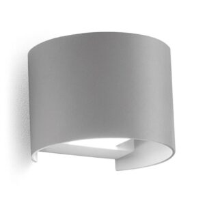 GES872C Appliq. alluminio grigio all.2x5W.3000K – 1-GL127969