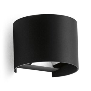 GES873C Applique alluminio nero opaco. 2x5W.3000K – 1-GL127983