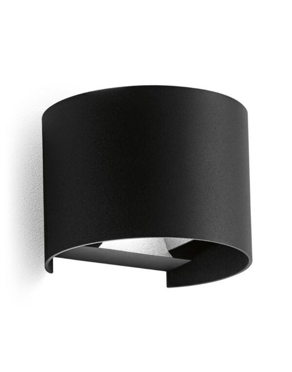 GES873C Applique alluminio nero opaco. 2x5W.3000K – 1-GL127983