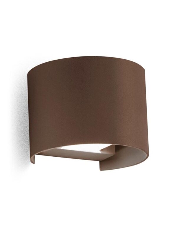GES874C Applique alluminio ruggine. 2x5W.3000K – 1-GL128003