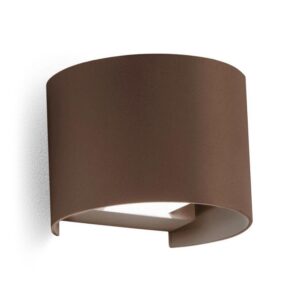 GES874C Applique alluminio ruggine. 2x5W.3000K – 1-GL128003