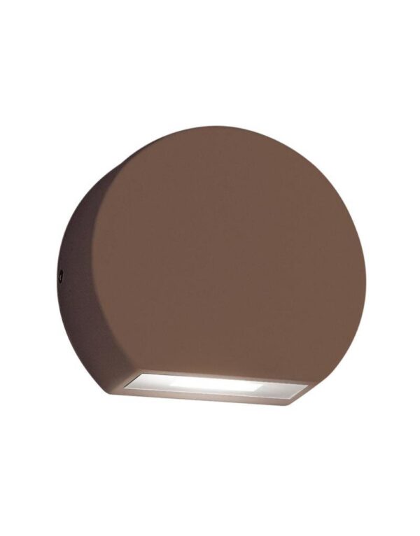 LULY GES893C Segnapassi alluminio ruggine. 5W LED.3000K – 1-GL128386