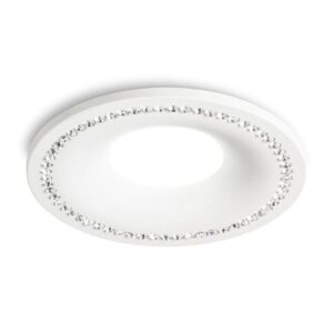 GFA190 Faretto alluminio bianco + crist. 1xGU10. – 1-GL099280