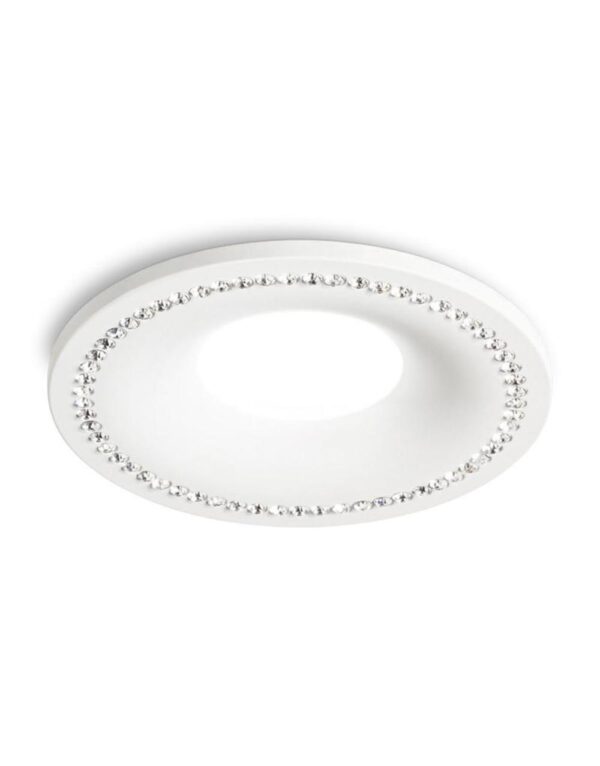 GFA190 Faretto alluminio bianco + crist. 1xGU10. – 1-GL099280
